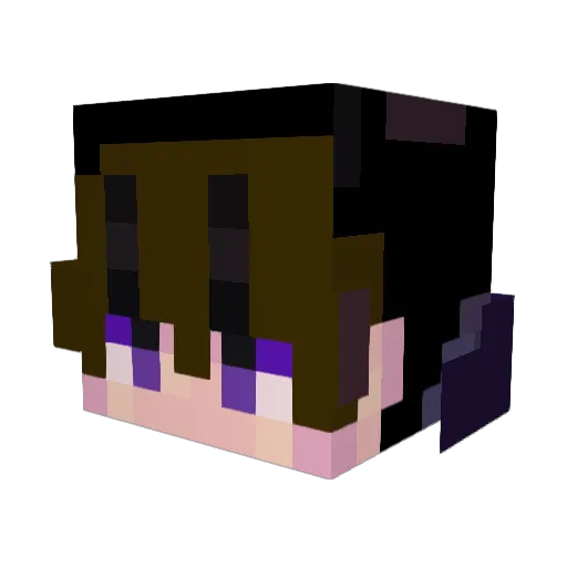 BartusMus1 Minecraft avatar head, 3D render