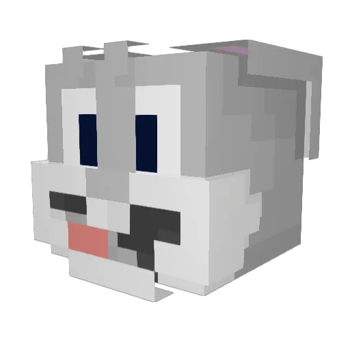 Bartusss___ Minecraft avatar head, 3D render