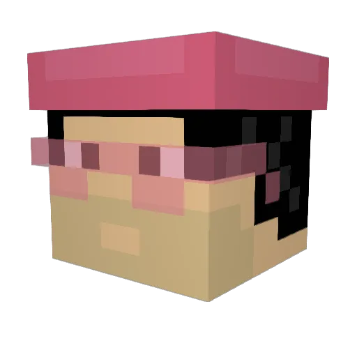 BarutAlemdar Minecraft avatar head, 3D render