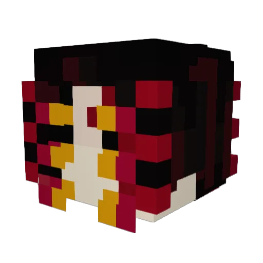 Baryonyx392 Minecraft avatar head, 3D render