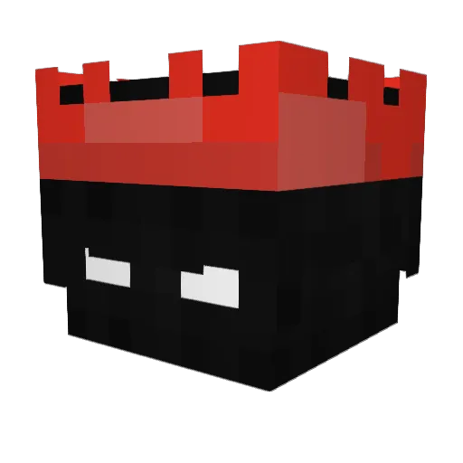 Barytones Minecraft avatar head, 3D render