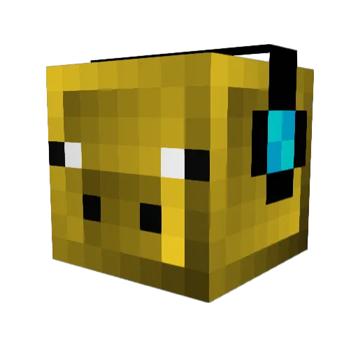 BasE_Rambo Minecraft avatar head, 3D render