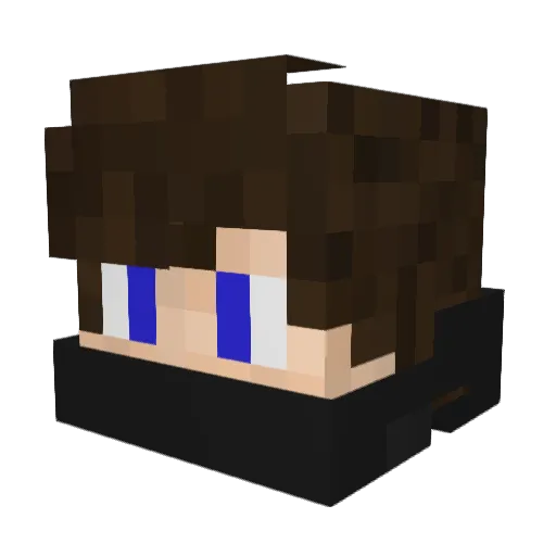 BasarHD21 Minecraft avatar head, 3D render