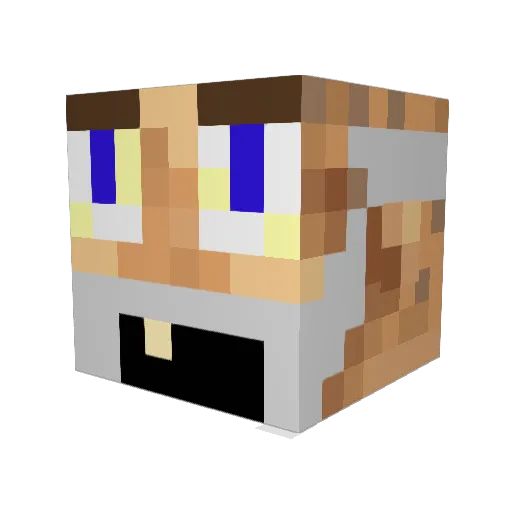 Basath42 Minecraft avatar head, 3D render