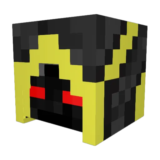 BaseDrummer Minecraft avatar head, 3D render
