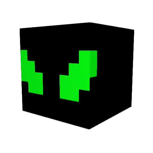 BaseHero Minecraft avatar head, 3D render