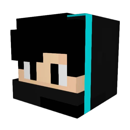 BaseSpace Minecraft avatar head, 3D render