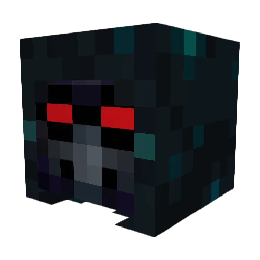 Base_Department Minecraft avatar head, 3D render
