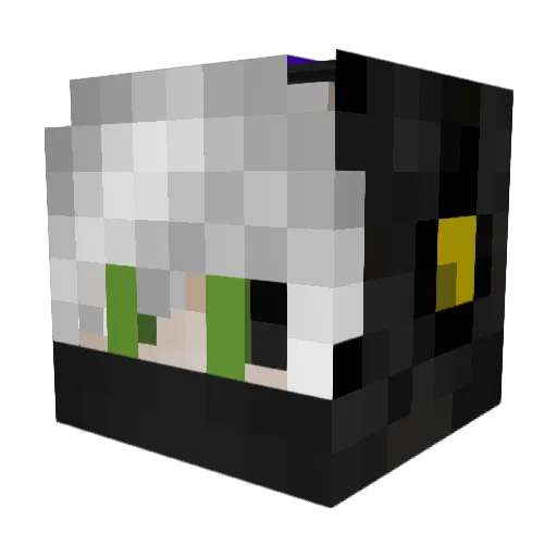 Baseball1036 Minecraft avatar head, 3D render
