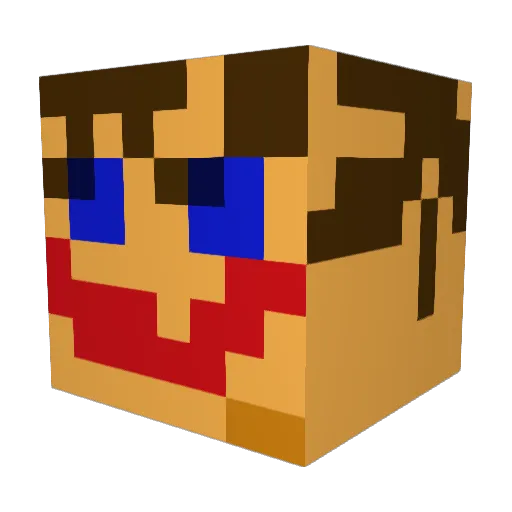 Baseball123321 Minecraft avatar head, 3D render