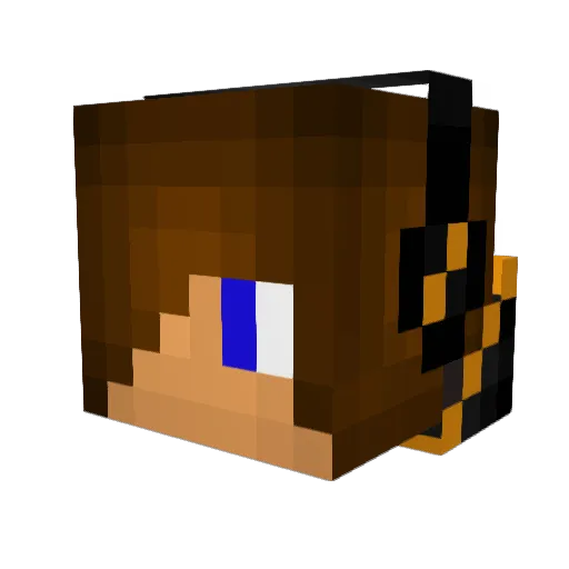 Baseball1817 Minecraft avatar head, 3D render
