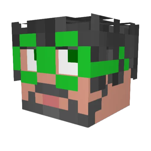 Baseball_Dude345 Minecraft avatar head, 3D render
