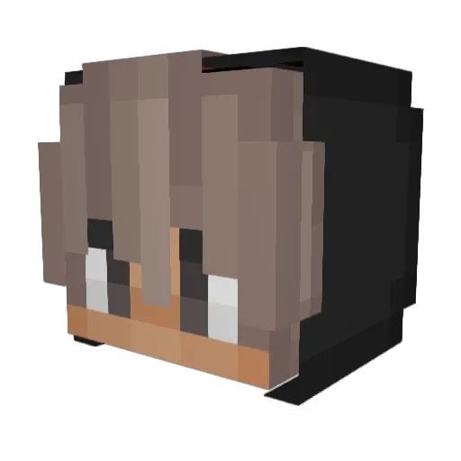 Basedef_btw Minecraft avatar head, 3D render