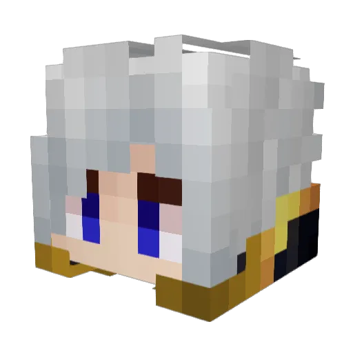 Bashboy128 Minecraft avatar head, 3D render