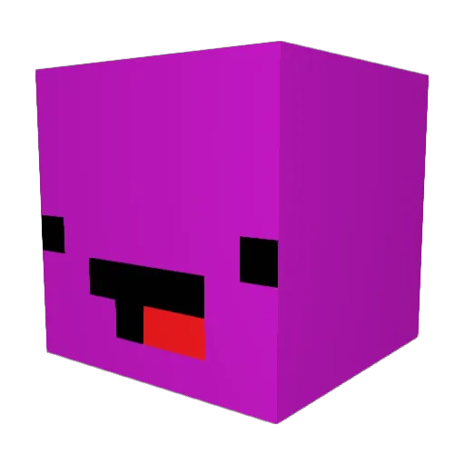 BashesYT Minecraft avatar head, 3D render
