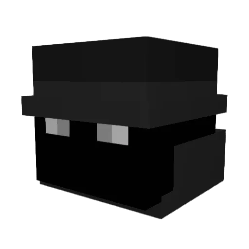 Bashio1 Minecraft avatar head, 3D render