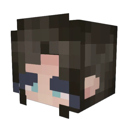 Basia_Piceps Minecraft avatar head, 3D render