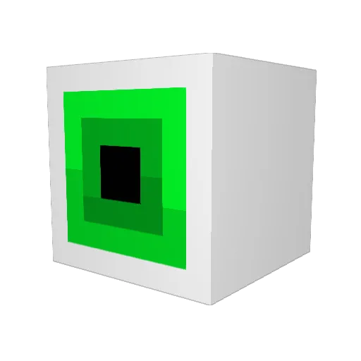 BasicAssPerson Minecraft avatar head, 3D render