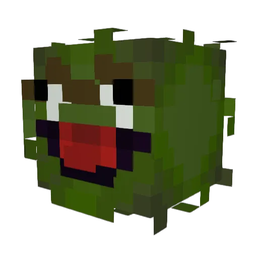 Basic_Bits Minecraft avatar head, 3D render