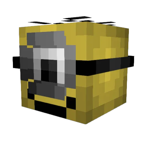 BasicallyCheeks Minecraft avatar head, 3D render