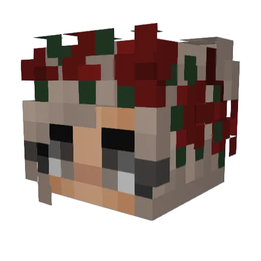 BasicallyCheesy Minecraft avatar head, 3D render