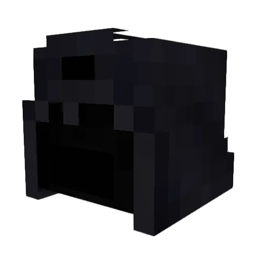 Basieleke Minecraft avatar head, 3D render