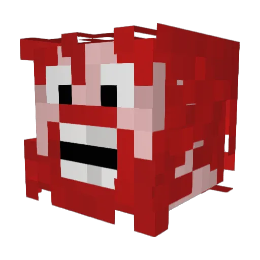 Basile1522 Minecraft avatar head, 3D render
