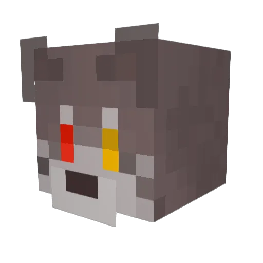 BasiltonMk Minecraft avatar head, 3D render