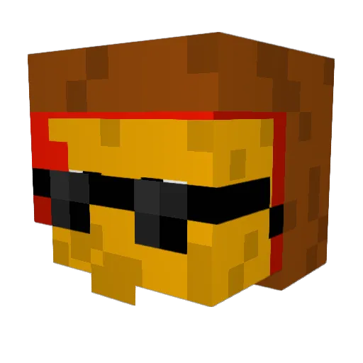 BasketBallstar59 Minecraft avatar head, 3D render
