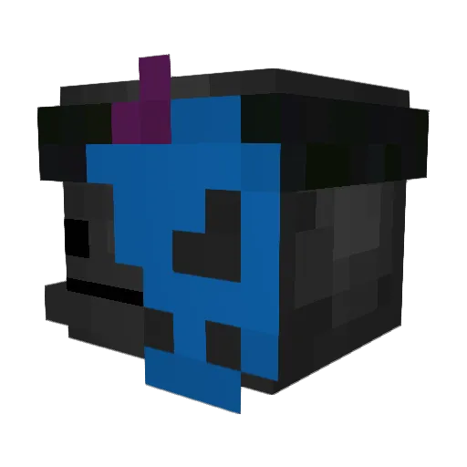 BasketBlayer Minecraft avatar head, 3D render