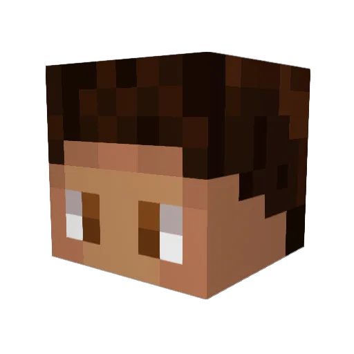Basket_JUN Minecraft avatar head, 3D render
