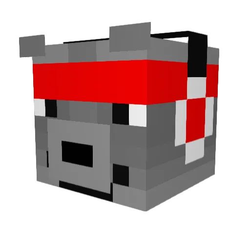 BasketballJack Minecraft avatar head, 3D render