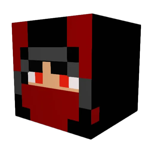 Basketedward Minecraft avatar head, 3D render