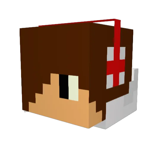 BasketsDude13 Minecraft avatar head, 3D render