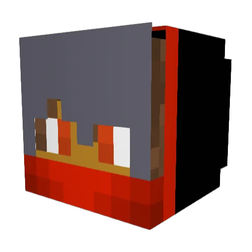 Baskor03 Minecraft avatar head, 3D render