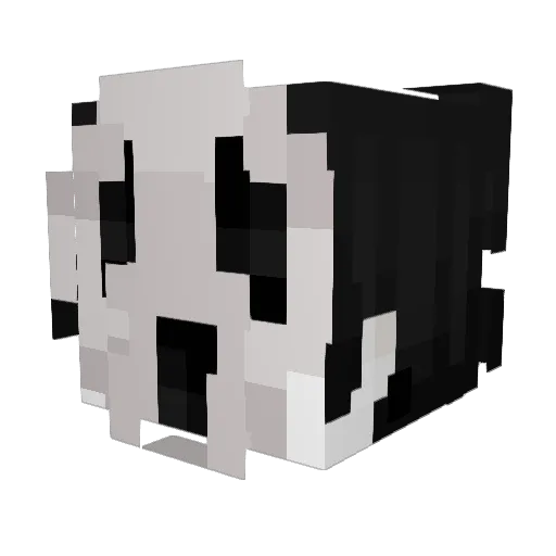 Baskss Minecraft avatar head, 3D render