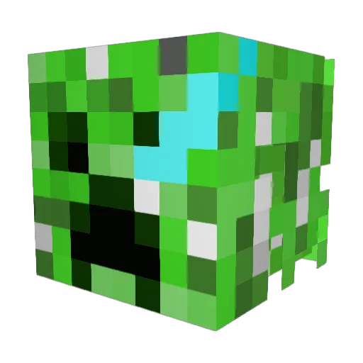 Bassclarinetguy Minecraft avatar head, 3D render