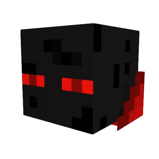 BasseBum Minecraft avatar head, 3D render
