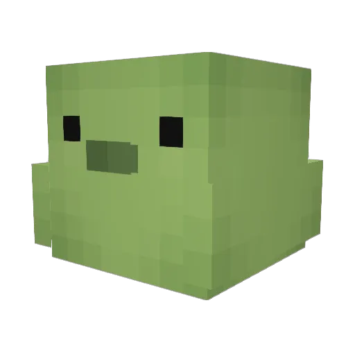 BasselFTW Minecraft avatar head, 3D render