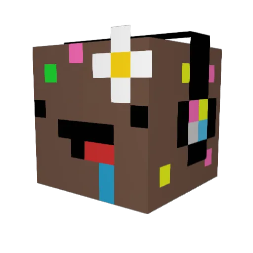 Bast0u_r Minecraft avatar head, 3D render