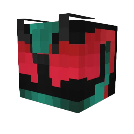 Bast176 Minecraft avatar head, 3D render