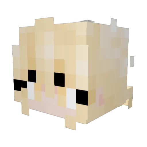 BastAesir Minecraft avatar head, 3D render
