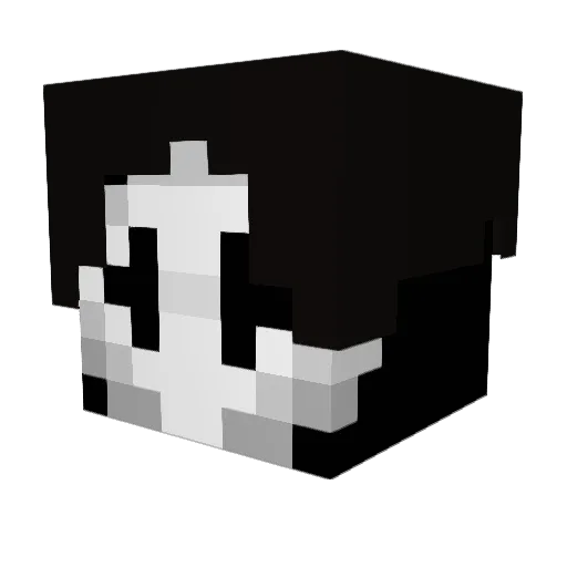 BastBPK Minecraft avatar head, 3D render