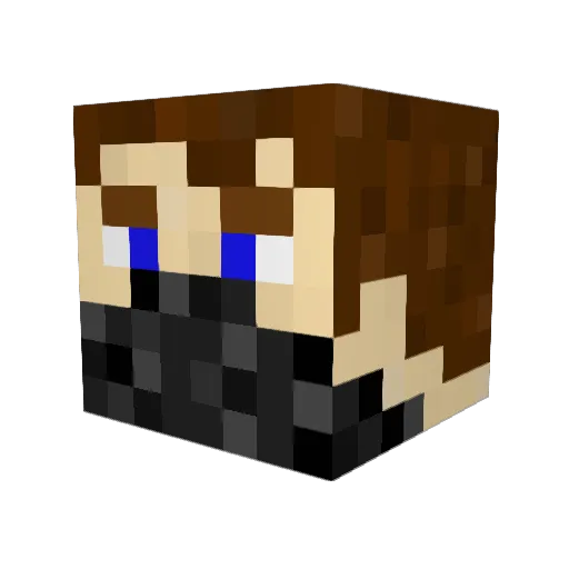 Basta_Boi Minecraft avatar head, 3D render