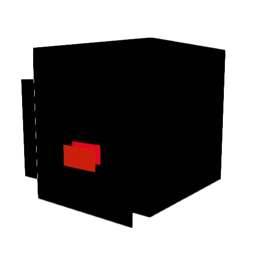 Basthiko Minecraft avatar head, 3D render