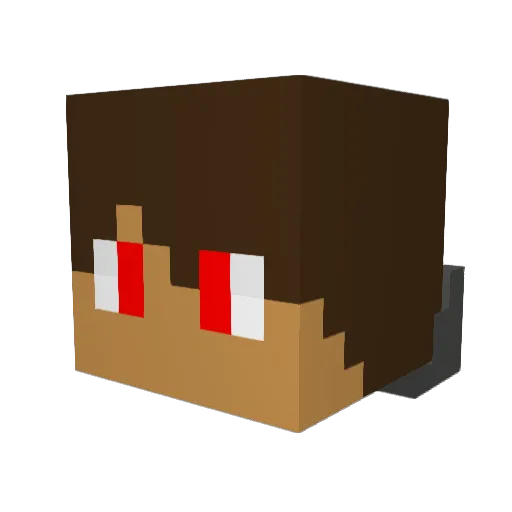 BastiLvLOver Minecraft avatar head, 3D render