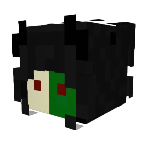 Bastian311 Minecraft avatar head, 3D render