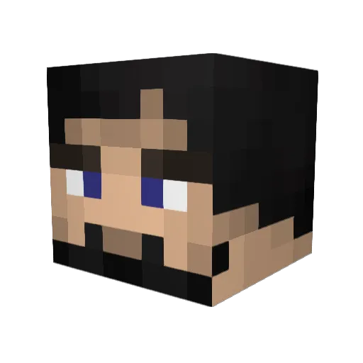 Bastianmario Minecraft avatar head, 3D render