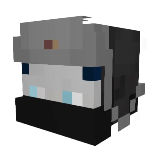 Bastination_2020 Minecraft avatar head, 3D render