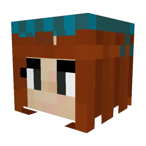 Bastion4577 Minecraft avatar head, 3D render